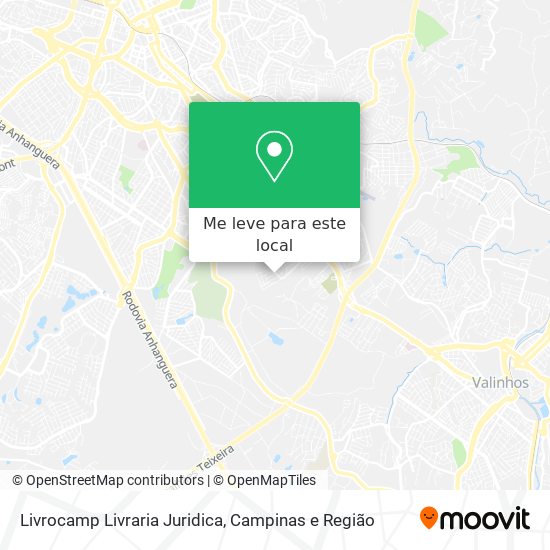 Livrocamp Livraria Juridica mapa