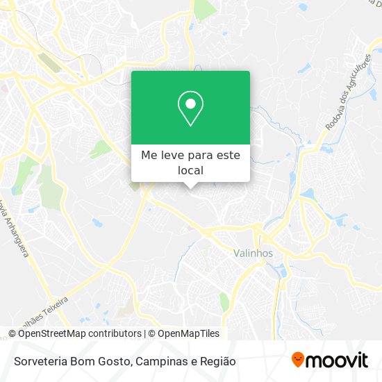 Sorveteria Bom Gosto mapa