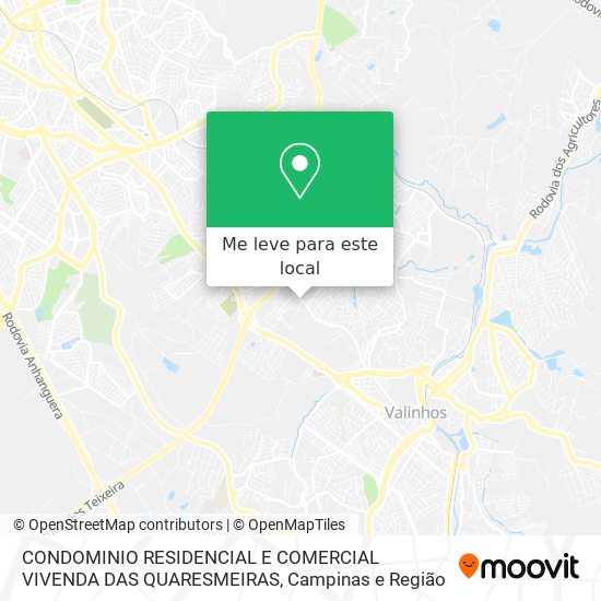 CONDOMINIO RESIDENCIAL E COMERCIAL VIVENDA DAS QUARESMEIRAS mapa