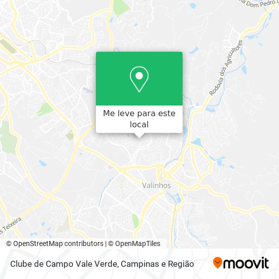 Clube de Campo Vale Verde mapa