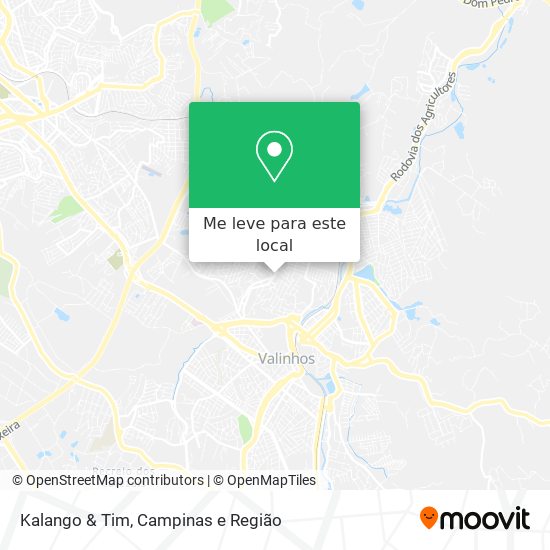 Kalango & Tim mapa