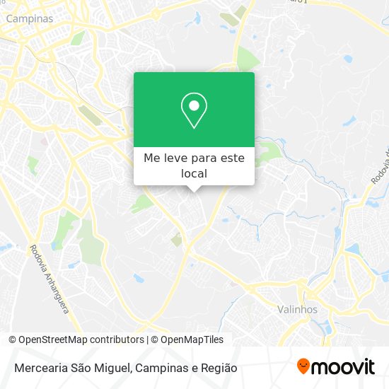 Mercearia São Miguel mapa