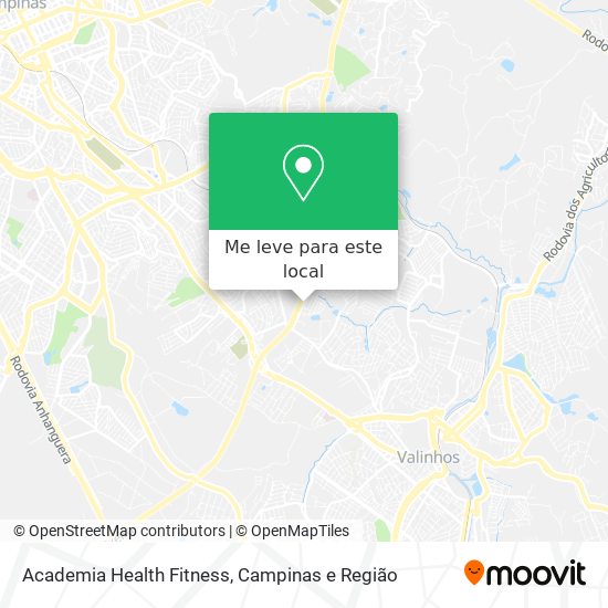 Academia Health Fitness mapa