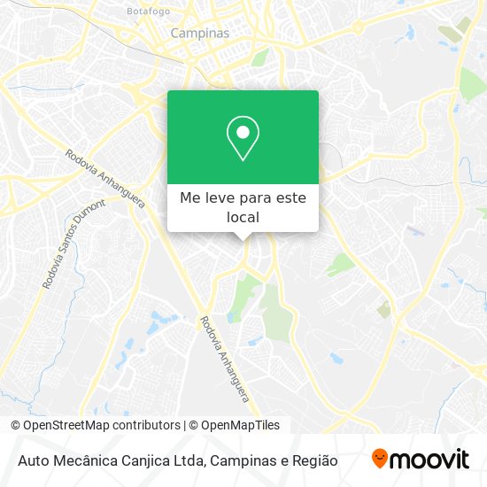 Auto Mecânica Canjica Ltda mapa