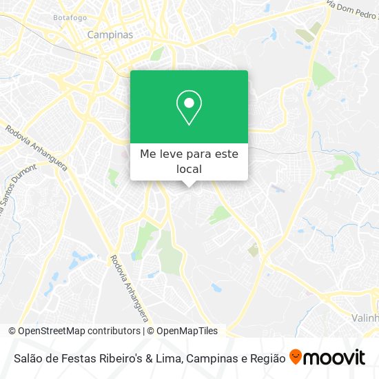 Salão de Festas Ribeiro's & Lima mapa