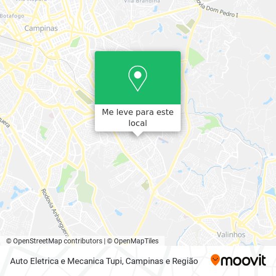 Auto Eletrica e Mecanica Tupi mapa