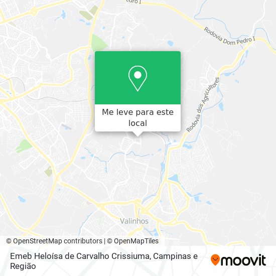 Emeb Heloísa de Carvalho Crissiuma mapa