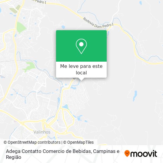 Adega Contatto Comercio de Bebidas mapa