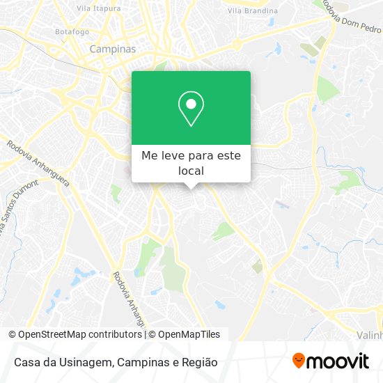 Casa da Usinagem mapa