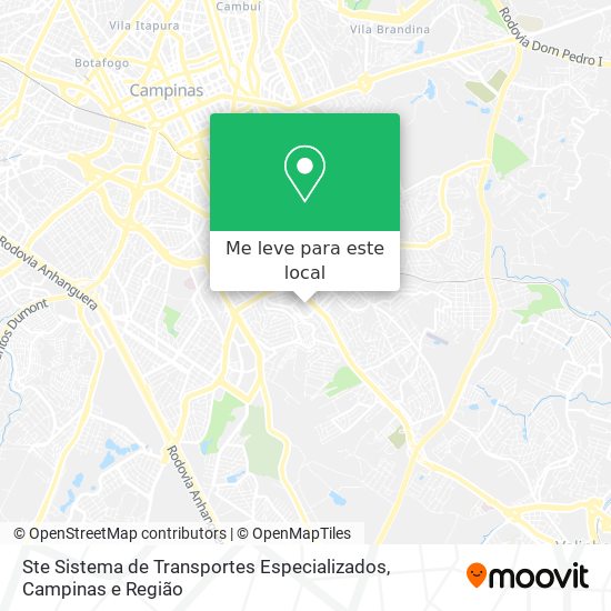 Ste Sistema de Transportes Especializados mapa