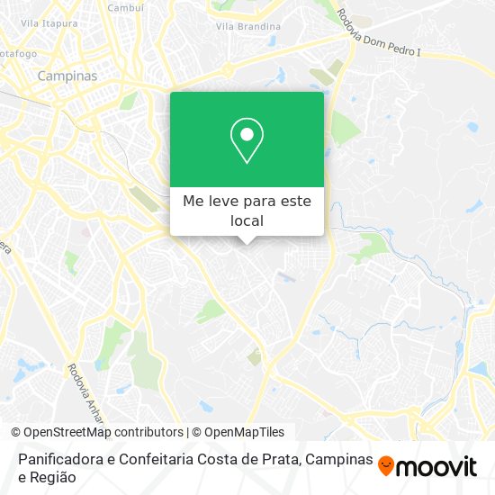 Panificadora e Confeitaria Costa de Prata mapa