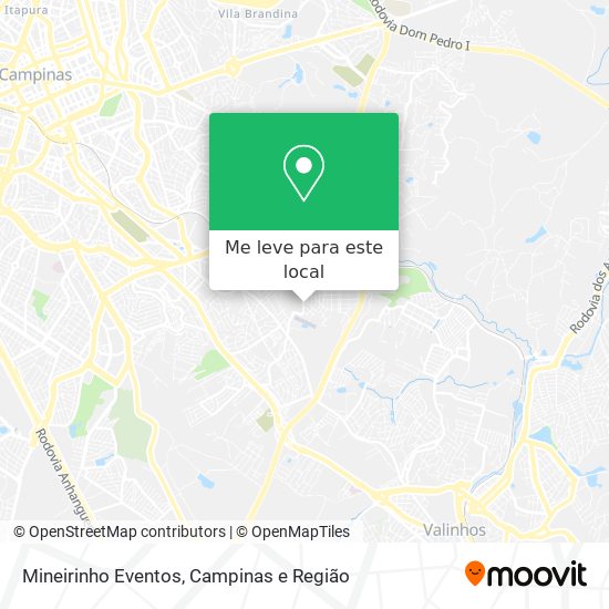 Mineirinho Eventos mapa