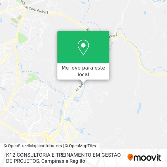 K12 CONSULTORIA E TREINAMENTO EM GESTAO DE PROJETOS mapa