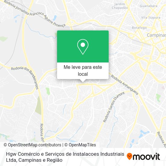 Hgw Comércio e Serviços de Instalacoes Industriais Ltda mapa