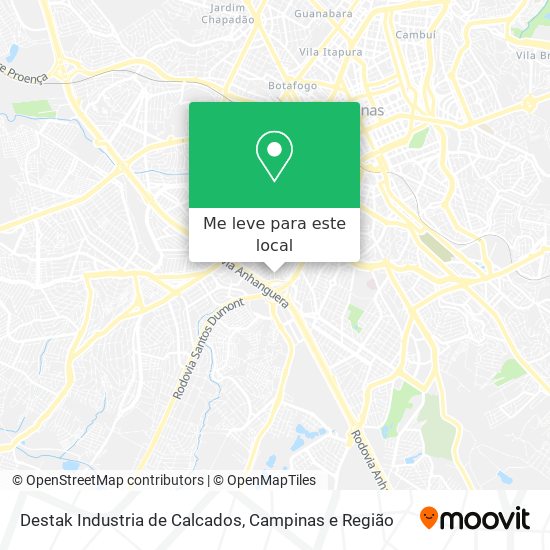 Destak Industria de Calcados mapa