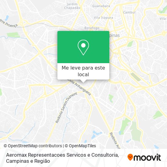 Aeromax Representacoes Servicos e Consultoria mapa