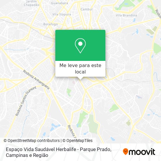 Espaço Vida Saudável Herbalife - Parque Prado mapa