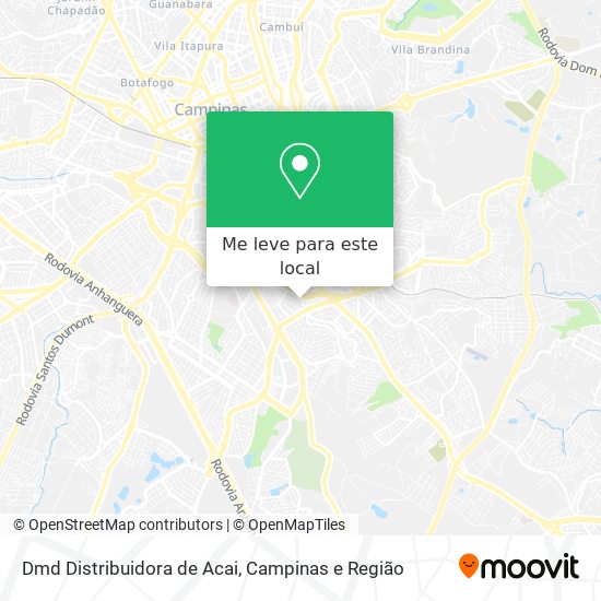 Dmd Distribuidora de Acai mapa