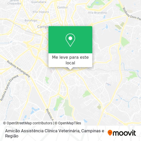 Amicão Assistência Clínica Veterinária mapa