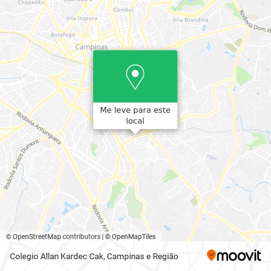 Colegio Allan Kardec Cak mapa