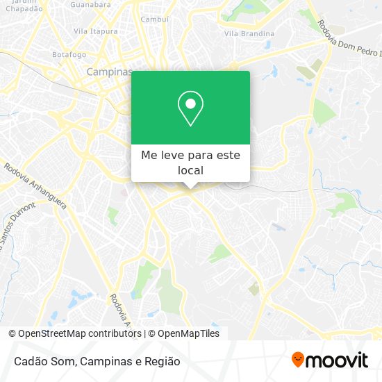 Cadão Som mapa