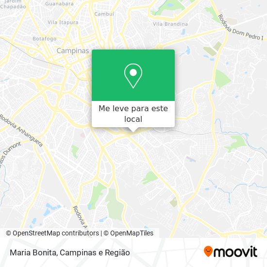 Maria Bonita mapa