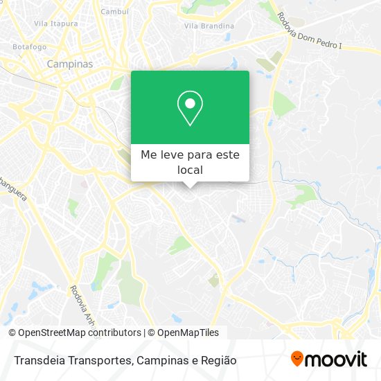 Transdeia Transportes mapa