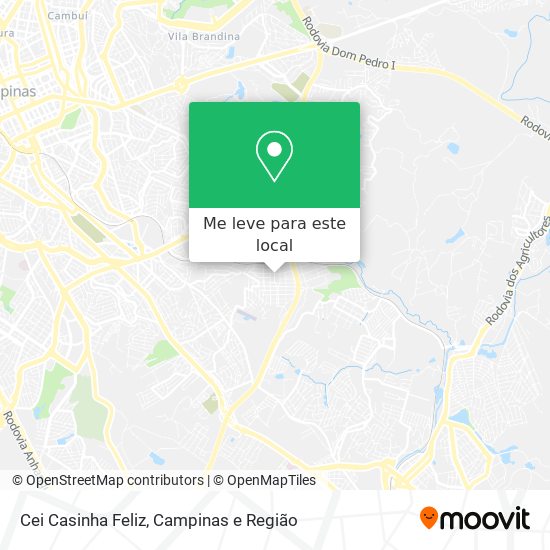 Cei Casinha Feliz mapa