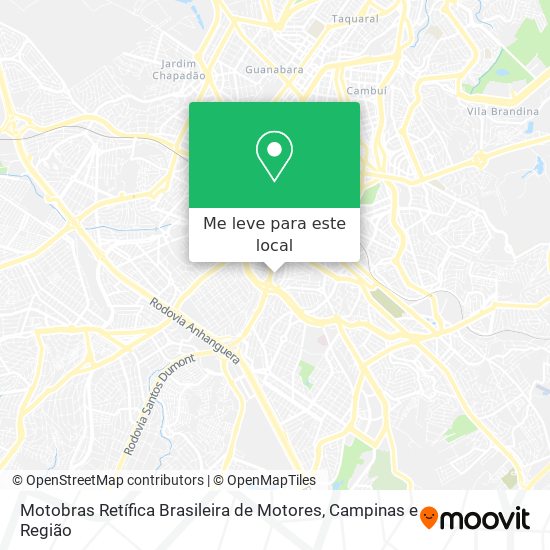 Motobras Retífica Brasileira de Motores mapa