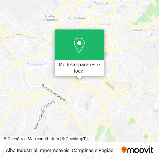 Alba Industrial Impermeaveis mapa