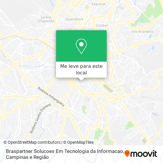 Braspartner Solucoes Em Tecnologia da Informacao mapa