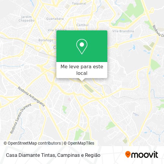 Casa Diamante Tintas mapa