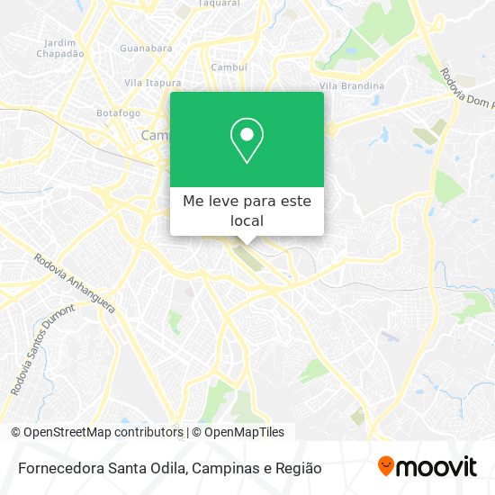 Fornecedora Santa Odila mapa