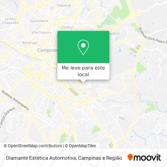 Diamante Estética Automotiva mapa