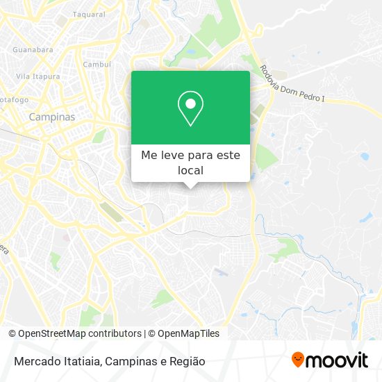 Mercado Itatiaia mapa