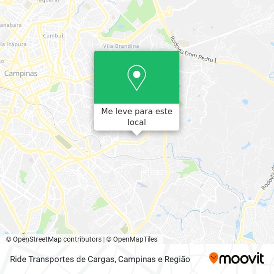 Ride Transportes de Cargas mapa
