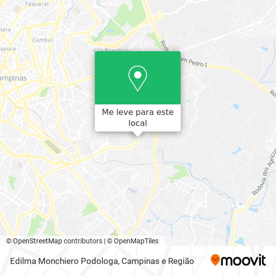 Edilma Monchiero Podologa mapa