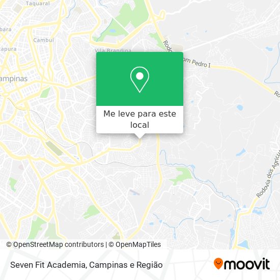 Seven Fit Academia mapa