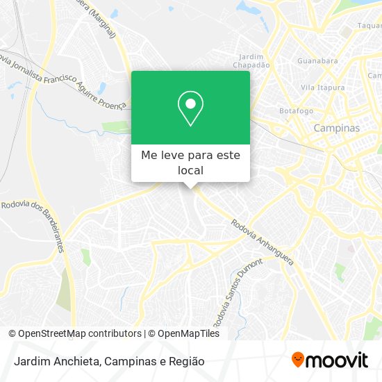 Jardim Anchieta mapa