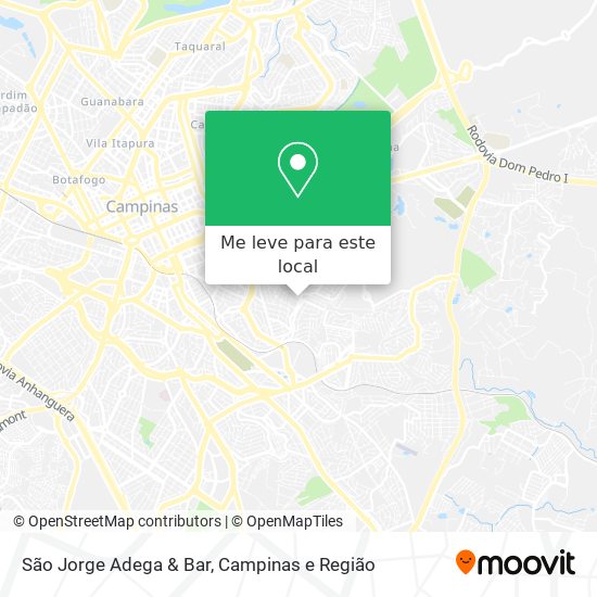 São Jorge Adega & Bar mapa