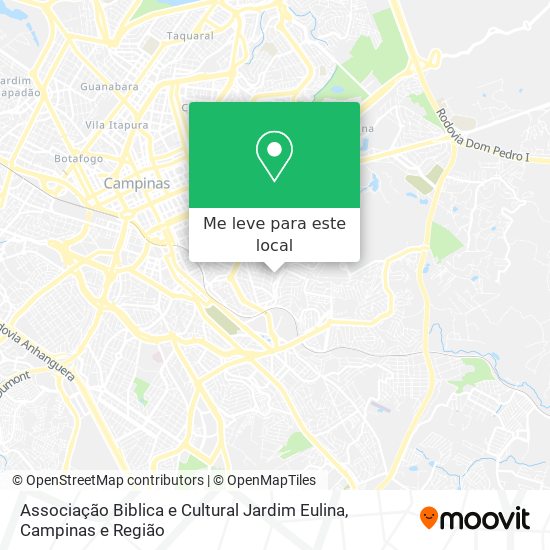 Associação Biblica e Cultural Jardim Eulina mapa