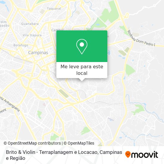 Brito & Violin - Terraplanagem e Locacao mapa