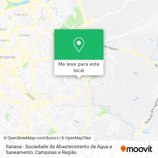 Sanasa - Sociedade de Abastecimento de Água e Saneamento mapa