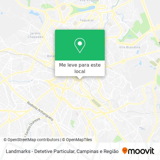 Landmarks - Detetive Particular mapa