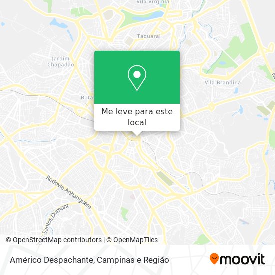 Américo Despachante mapa