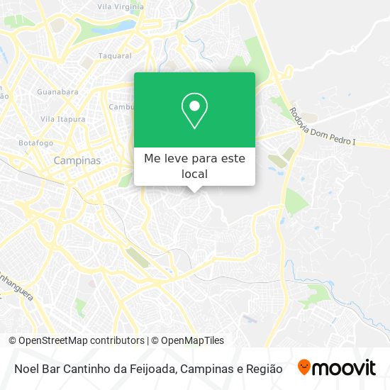 Noel Bar Cantinho da Feijoada mapa