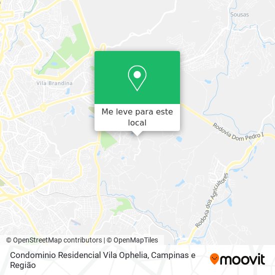 Condominio Residencial Vila Ophelia mapa