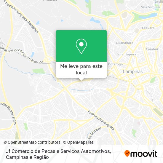 Jf Comercio de Pecas e Servicos Automotivos mapa