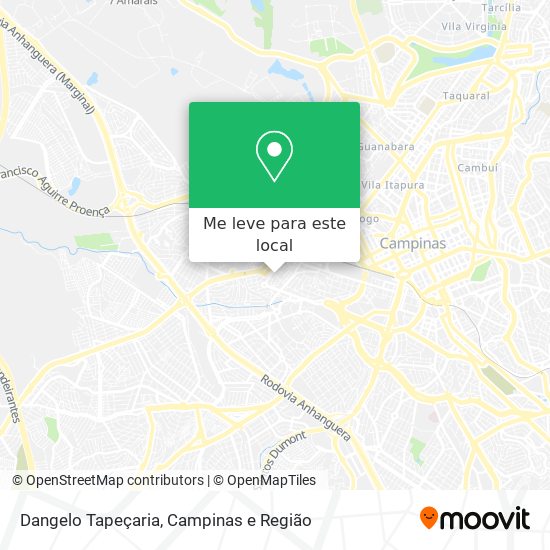 Dangelo Tapeçaria mapa