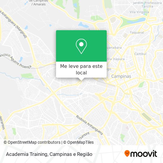 Academia Training mapa